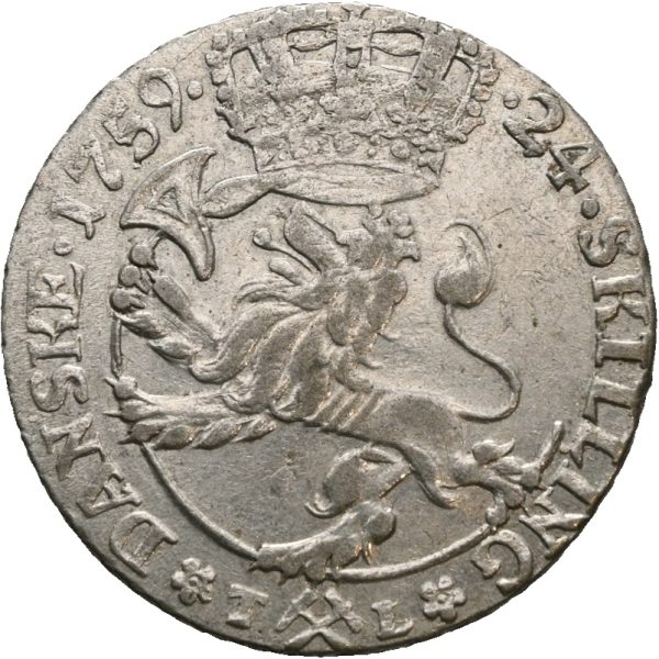 1759 24 skilling Frederik V, 1+