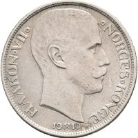 1910 1 krone Haakon VII, 1/1+