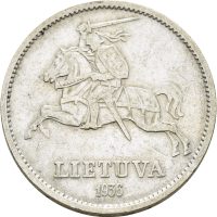 1936 Litauen 10 litu, 1+