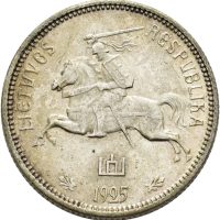 1925 Litauen 2 litu, 1+/01