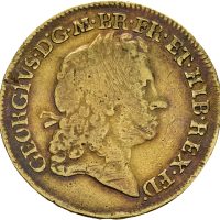 1716 England guinea George I, 3. portrett, 8,15 g .916 gull, 1-