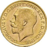 1911 England sovereign George V, London, 0/01