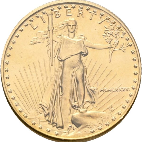 1986 USA 25 dollar Philadelphia, 16,966 g .917 gull, 0