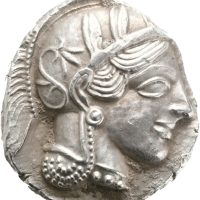 449-413 f.Kr. ATTICA, Athen. AR tetradrakme, 17,13 g, 01