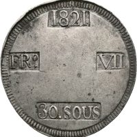 1821 Mallorca 30 sueldos Ferdinand VII, 1+