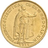 1914 Ungarn 20 korona Franz Josef I, 01
