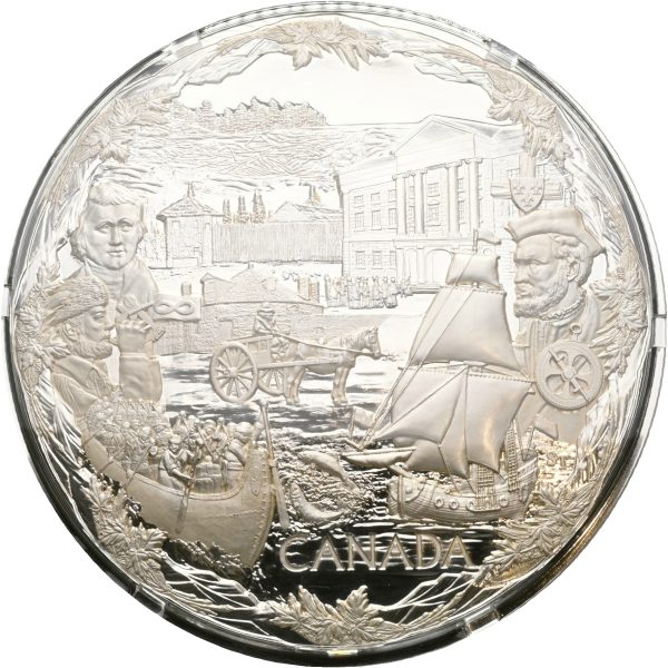 2008 Canada 250 dollars Elizabeth II, 1 kg .999 sølv, proof