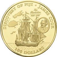 1993 Fiji 100 dollars Elizabeth II, 7,5 g .917 gull, proof