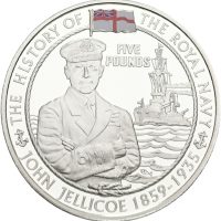 2005 Guernsey 5 pounds Elizabeth II, .925 sølv, proof