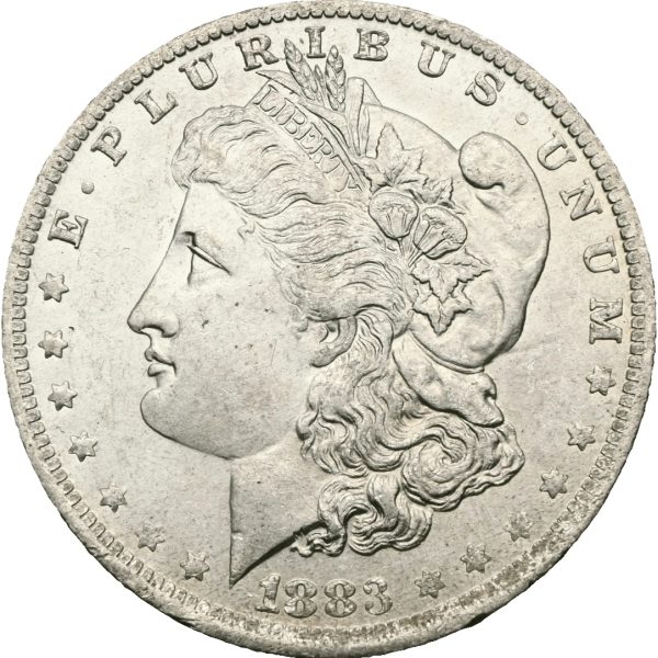 1883 USA dollar, New Orleans, kantmerker, 0/01