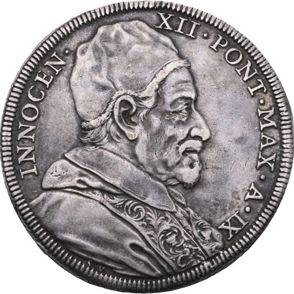 1700 Vatikanet piastra Innocens XII (1691-1700), 31,91 g, 1+