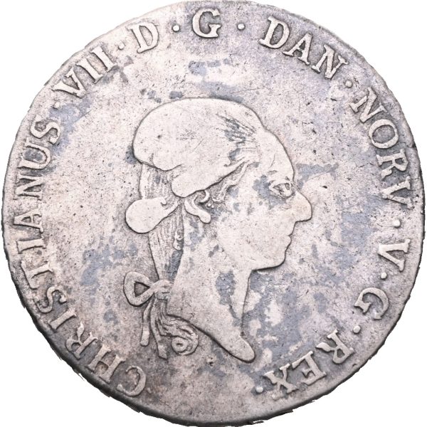 1796  2/3 speciedaler Christian VII, 1