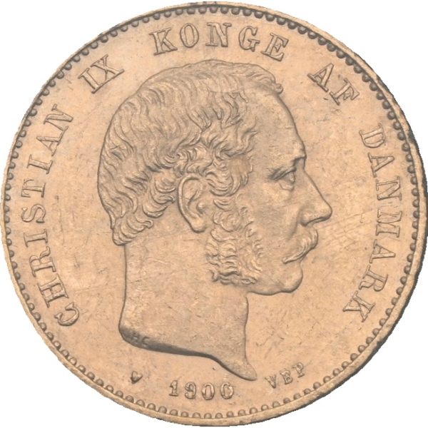 1900 Danmark 20 kroner Christian IX, 01