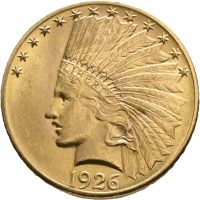 1926 USA 10 dollars Indian Head, 0/01