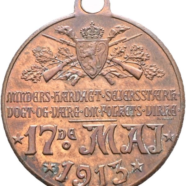 1913 17.mai Diskoskaster, bronse, 01
