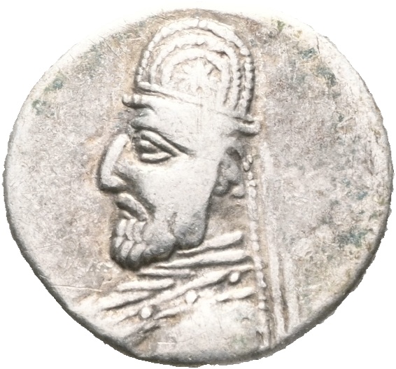 87-80 f.Kr. Parthia AR drakme Mithradates III, 4,00 g, Ekbatana, 1