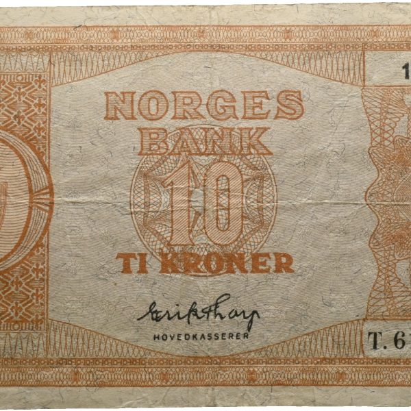 1951 10 kroner T.6154112, 1-