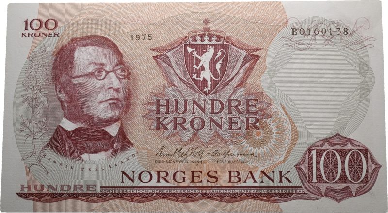 1975 100 kroner B0160138, 1+