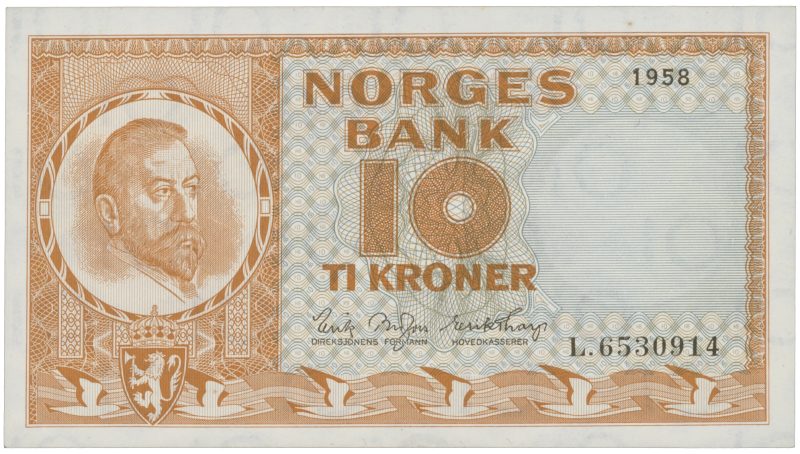 1958 10 kroner L.6530914, 01