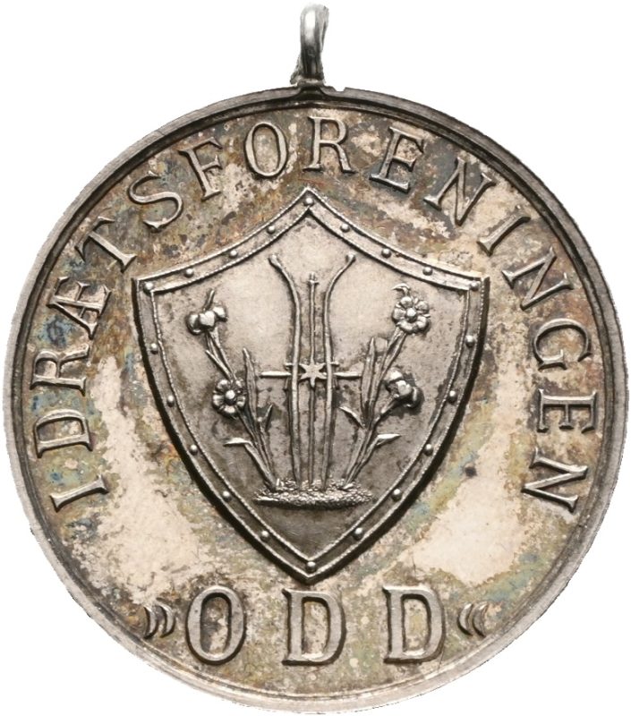 Idrætsforeningen ODD, 27 mm, sølv, 0/01