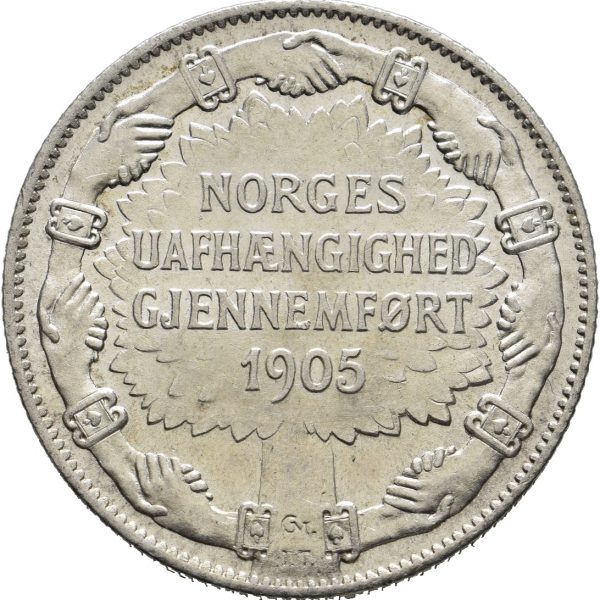 1907 2 kroner, 0/01