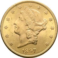 1897 S USA 20 dollars San Francisco, 01