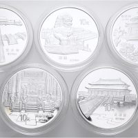 1997 Kina 10 yuan, The Forbidden City, 5 oz .999 sølv, proof