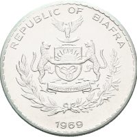 1969 Biafra 1 pound, 01