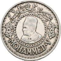 1956 Marokko 500 francs Mohammad V, 1/1+