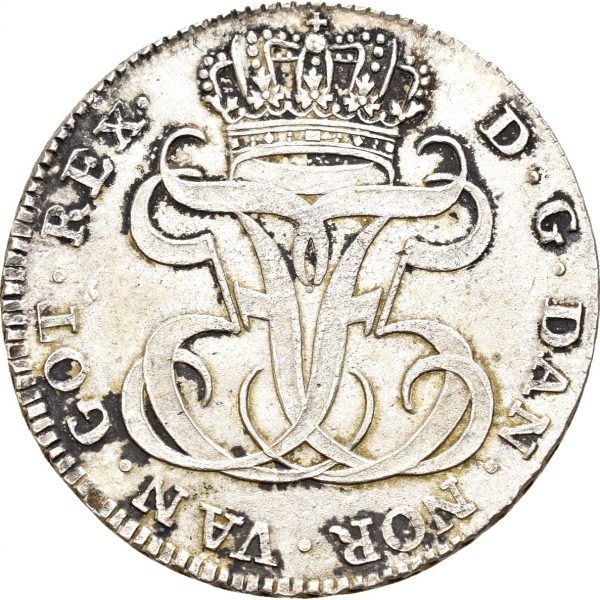 1764  24 skilling Frederik V., 1+/01