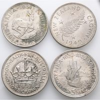 Ulike land George V (1936-1952), lot 4 stk., VK