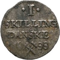 1688 1 skilling Christian V, 01