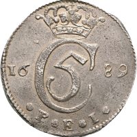 1689 4 mark Christian V, 01