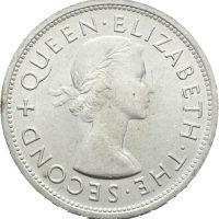 1953 Southern Rhodesia crown Elisabeth II, 1+/01