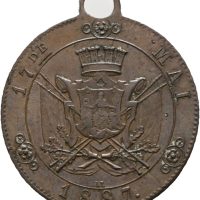 1887 17. mai, St. Halvard, bronse, Throndsen, 01