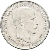 1911 50 øre Haakon VII, 1+/01