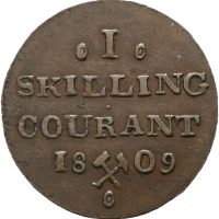 1809 1 skilling Frederik VI, 1+