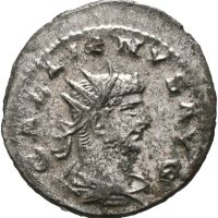 253-268 e. Kr. BI antoninianus Gallineus, 4,32 g, Antioch, 01