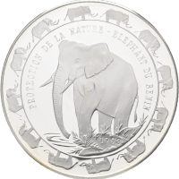 1993 Benin 6000 francs, opplag 5000 stk., proof
