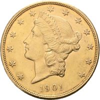 1901 S USA 20 dollars Liberty Head, 01