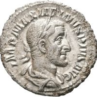 AR denarius Maximinus I (235-238 e. Kr.), 2,68 g, Roma, 1+