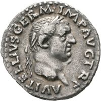 69 e. Kr. AR denarius Vitellius, 3,09 g, Roma, 1+