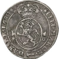 1680  4 mark Christian V, 1+