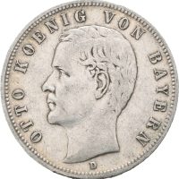 1900 D Bayern 5 mark Otto, 1/1+