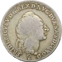 1762 Danmark 2/3 taler Frederik V, Oldenburg, 1