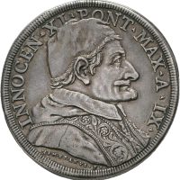 1684 Vatikanet scudo Innocens XI, år IX, 1+