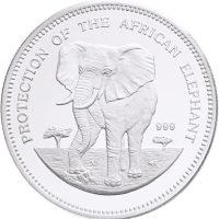 1993 Equatorial Guinea, 7000 francos, opplag 3000 stk., proof