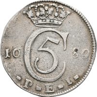 1689  4 mark Christian V, 1+