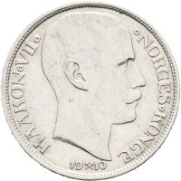 1910 1 krone Haakon VII, 1/1+