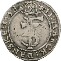 1658  2 mark Frederik III, 1